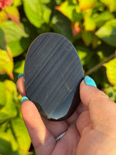 Load image into Gallery viewer, Midnight Lace Obsidian Palmstone
