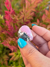 Load image into Gallery viewer, UV Reactive Pink Aragonite Tumblestone

