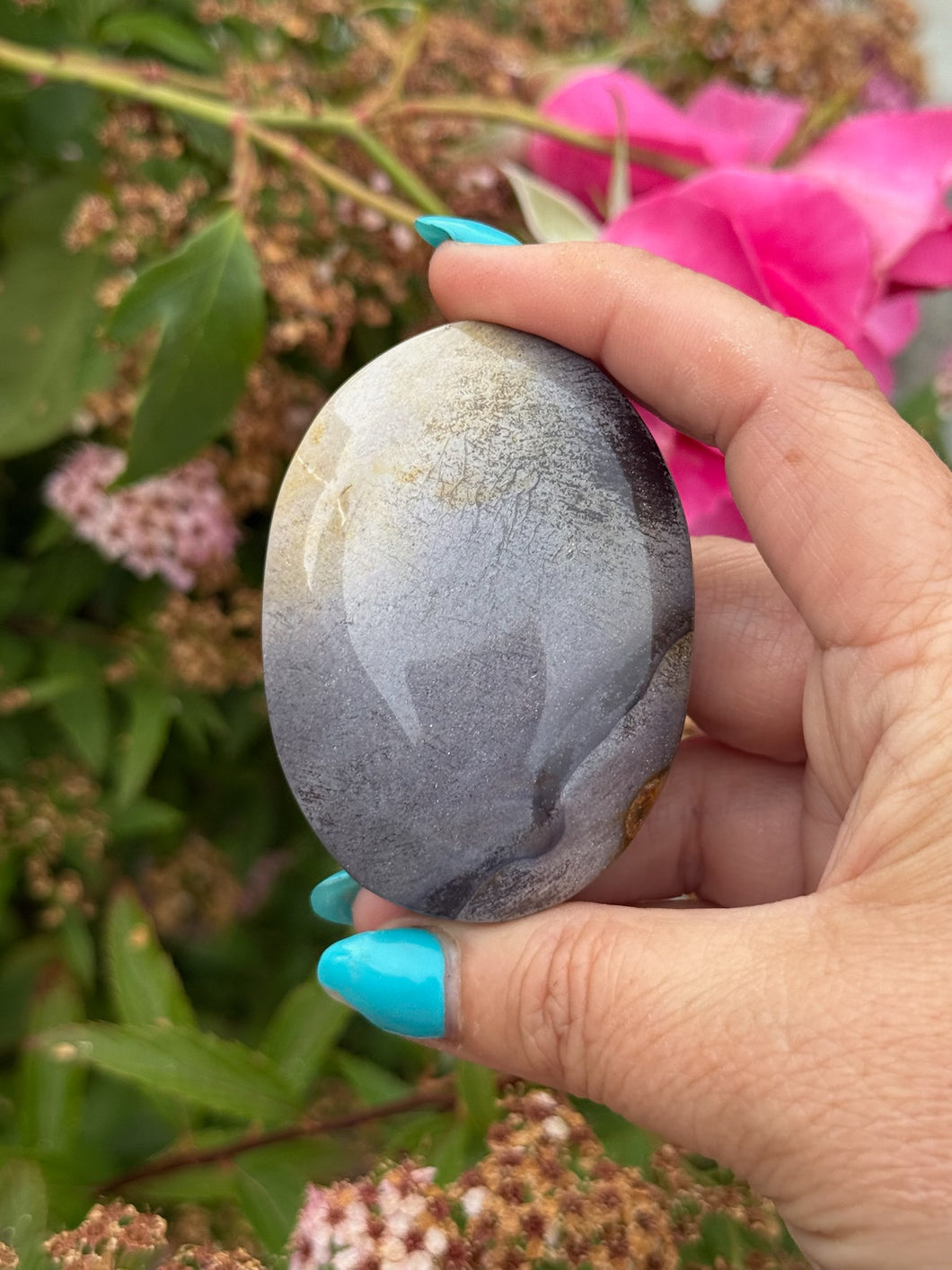 Purple Mookaite Palmstone