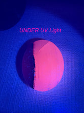 Load image into Gallery viewer, UV Reactive Smoky Mangano Calcite Palmstone

