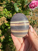 Load image into Gallery viewer, Purple Robe Jade Palmstone
