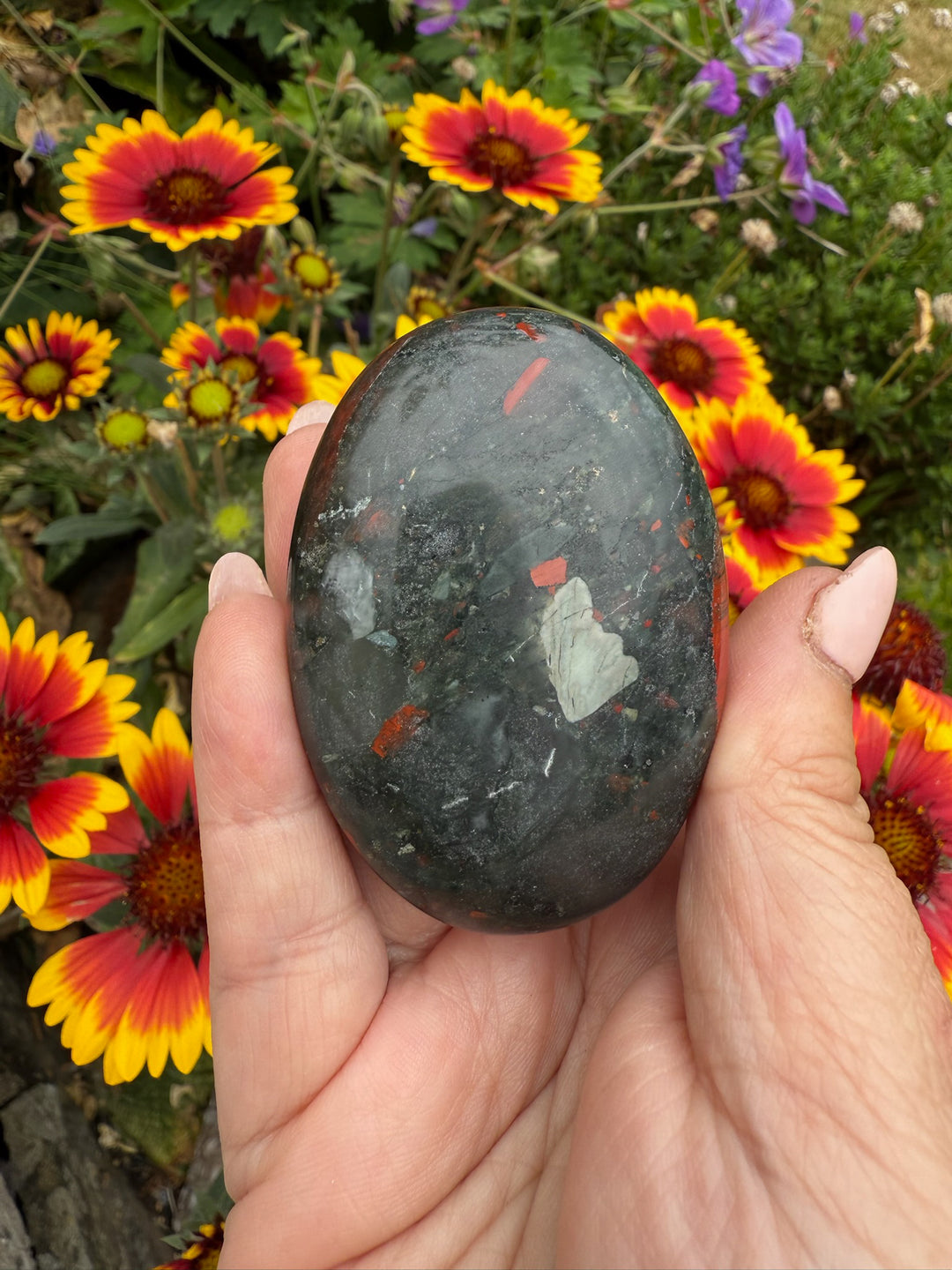 Africa Bloodstone Palmstone