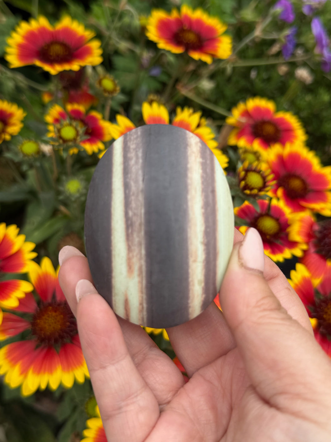 Purple Robe Jade Palmstone