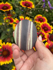 Purple Robe Jade Palmstone