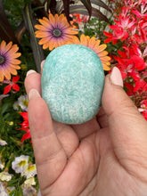 Load image into Gallery viewer, Amazonite Palmstone with Sheen
