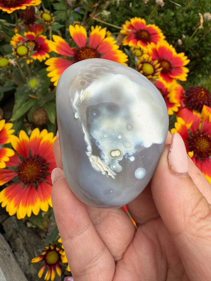 Orca Agate Palmstone