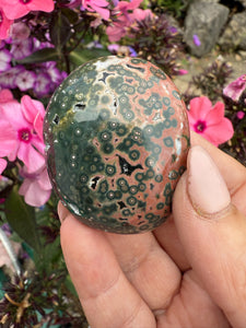 8th Vein Ocean Jasper Palmstone