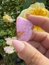 Load image into Gallery viewer, Uv Reactive Pink Aragonite Tumblestone
