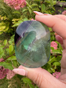 Rainbow Fluorite Palmstone