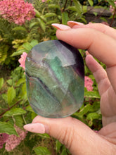 Load image into Gallery viewer, Rainbow Fluorite Palmstone
