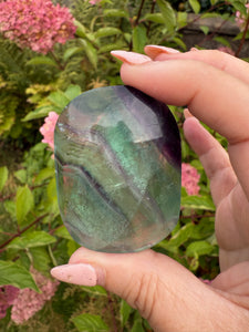 Rainbow Fluorite Palmstone