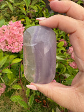 Load image into Gallery viewer, Lavender Fluorite Palmstone
