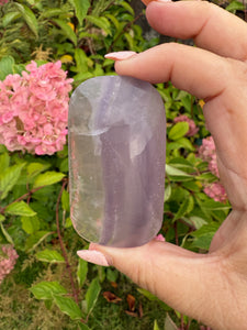 Lavender Fluorite Palmstone