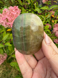 Mango Fluorite Palmstone