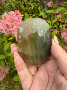 Mango Fluorite Palmstone