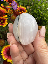 Load image into Gallery viewer, UV Reactive Mangano Calcite Palmstone

