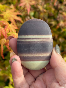 Purple Robe Jade Palmstone