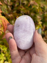 Load image into Gallery viewer, UV Reactive Kunzite Palmstone with Sheen
