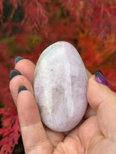 Load image into Gallery viewer, UV Reactive Kunzite with Hiddenite Palmstone
