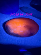 Load image into Gallery viewer, UV Reactive Kunzite with Hiddenite Palmstone
