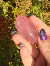 Load image into Gallery viewer, Star Rose Quartz Palmstone
