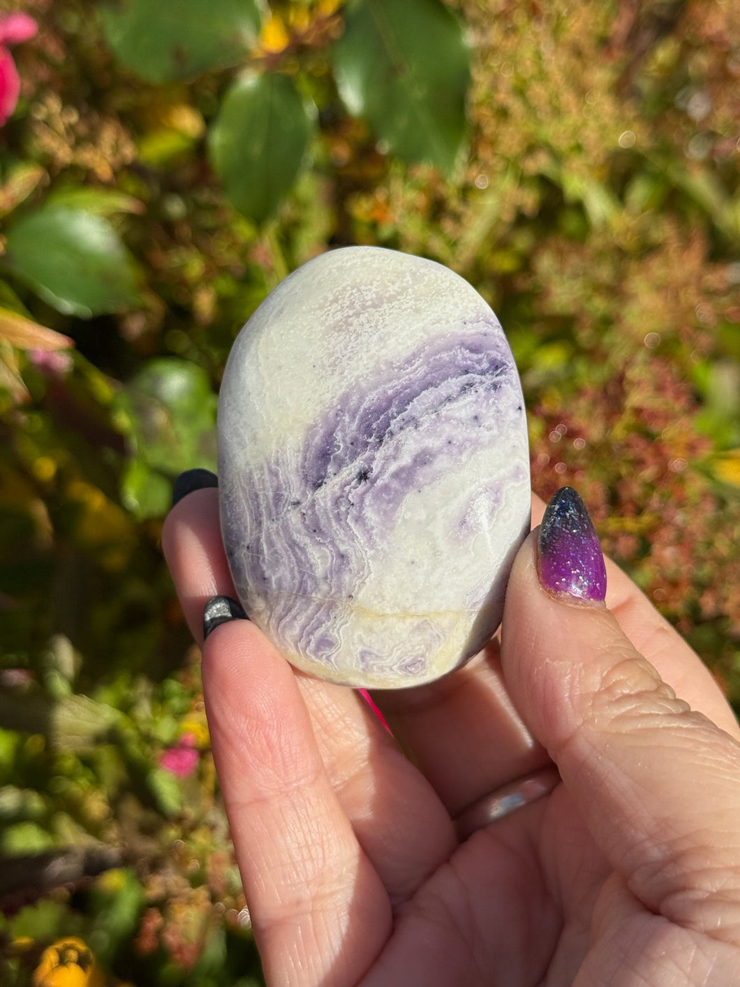 Silky Fluorite Palmstone