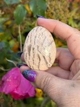 Load image into Gallery viewer, Smoky Quartz and Feldspar Palmstone
