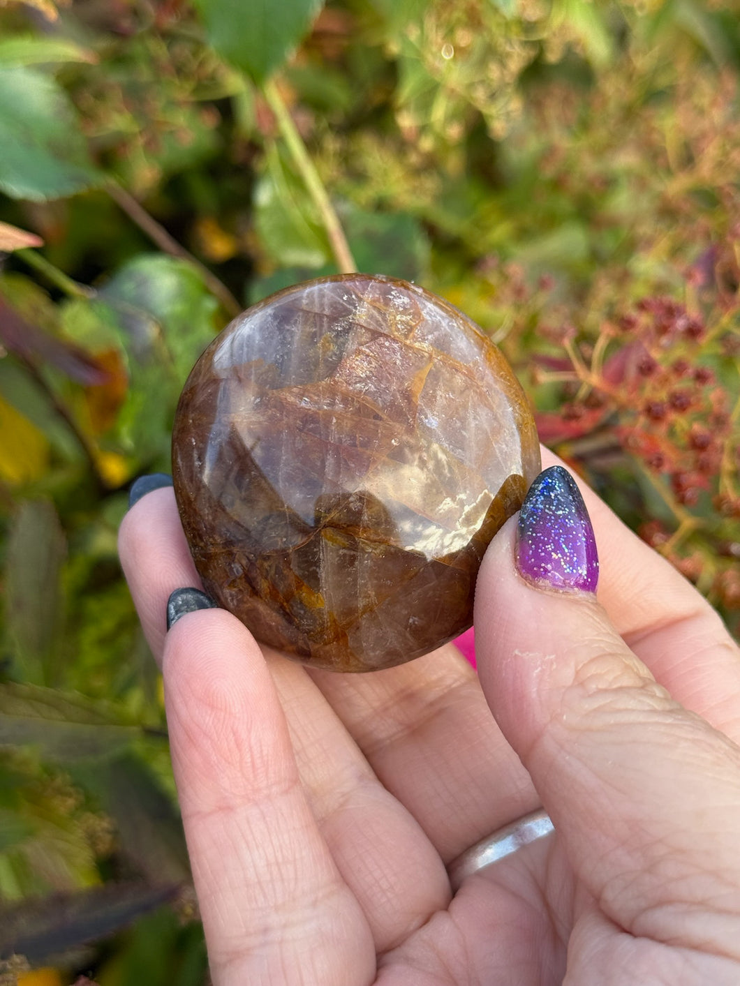 Golden Healer Quartz Palmstone