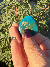 Load image into Gallery viewer, Rare Gem Silica Chrysocolla in Opal Palmstone
