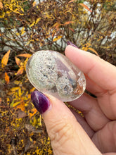 Load image into Gallery viewer, Garden Quartz Lodolite Palmstone
