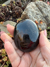 Load image into Gallery viewer, Black Tourmaline Palmstone
