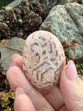 Load image into Gallery viewer, Smokey Quartz and Feldspar Palmstone
