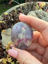 Load image into Gallery viewer, Unicorn Stone Lepidolite and Tourmaline Tumblestone
