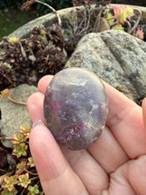Load image into Gallery viewer, Unicorn Stone Lepidolite and Tourmaline Tumblestone
