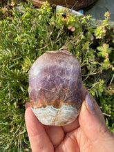 Load image into Gallery viewer, Amethyst and Crazy Lace Agate Palmstone

