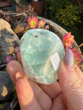 Load image into Gallery viewer, Large Green Fluorite Tumblestone from Mexico
