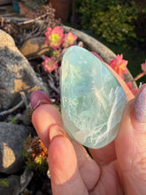 Load image into Gallery viewer, Large Green Fluorite Tumblestone from Mexico
