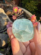 Load image into Gallery viewer, Large Green Fluorite Tumblestone from Mexico
