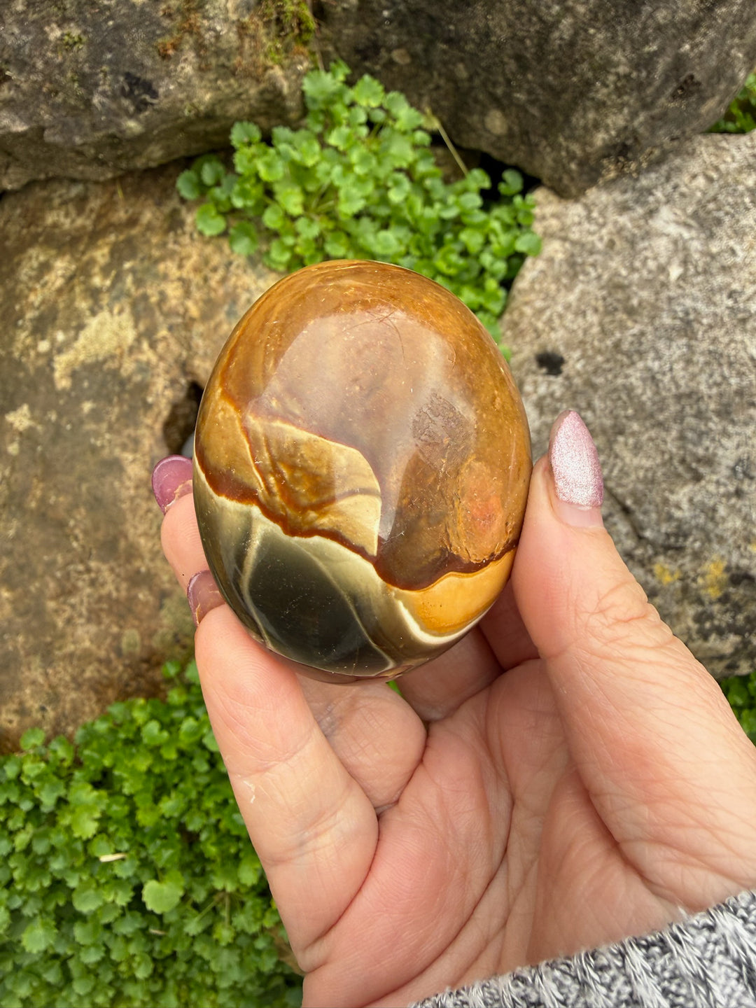 Polychrome Jasper Palmstone