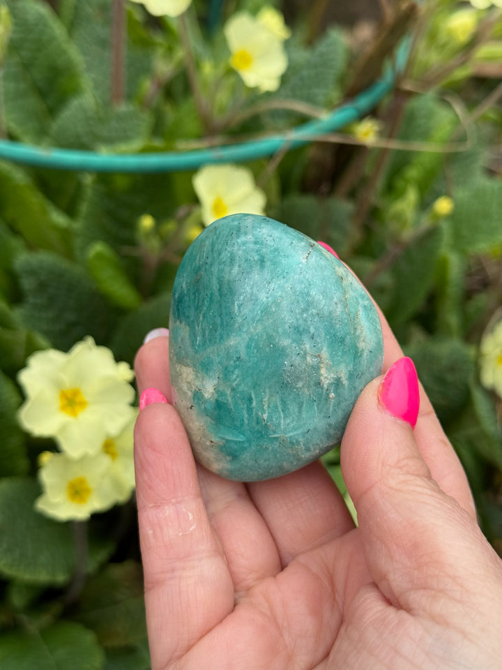 Amazonite Palmstone