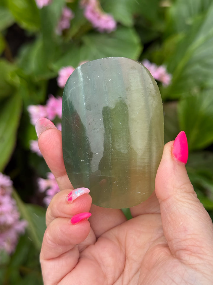Mango Fluorite Palmstone