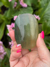 Load image into Gallery viewer, Mango Fluorite Palmstone
