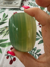 Load image into Gallery viewer, Mango Fluorite Palmstone
