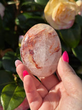 Load image into Gallery viewer, Fire Hematite Quartz Palmstone
