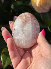 Load image into Gallery viewer, Fire Hematite Quartz Palmstone
