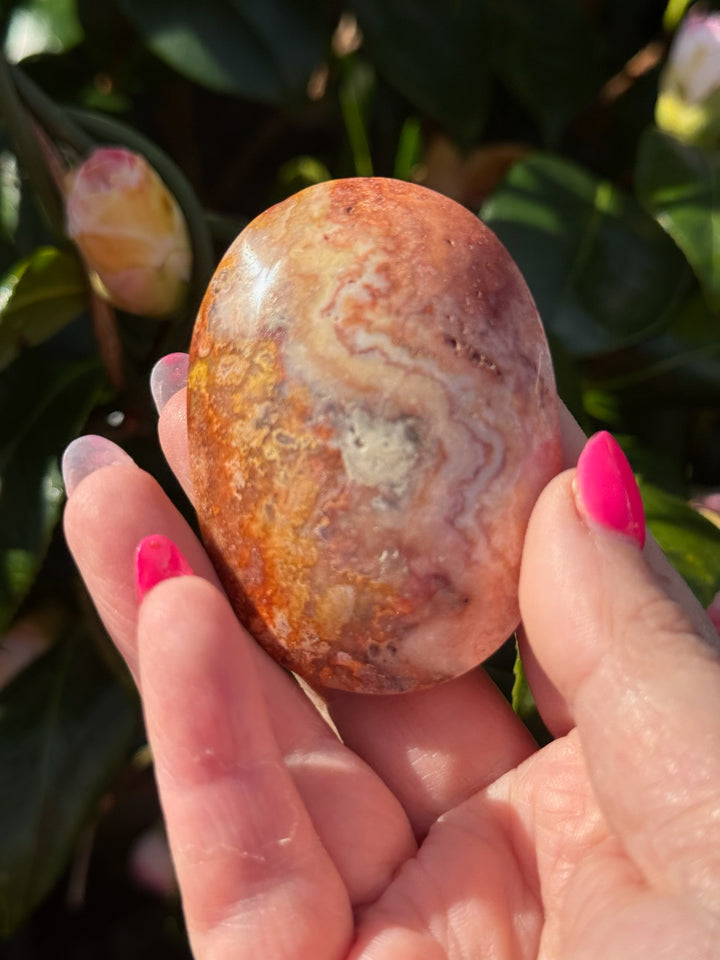 Crazy Lace Agate Palmstone