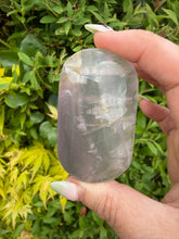 Load image into Gallery viewer, Lavender Fluorite Palmstone

