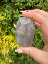 Load image into Gallery viewer, Lavender Fluorite Palmstone
