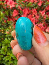 Load image into Gallery viewer, Vibrant Chrysocolla Tumblestone from Peru
