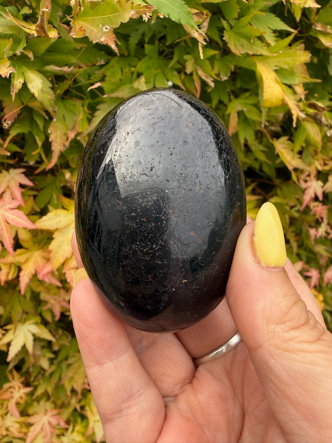 Black Tourmaline Palmstone